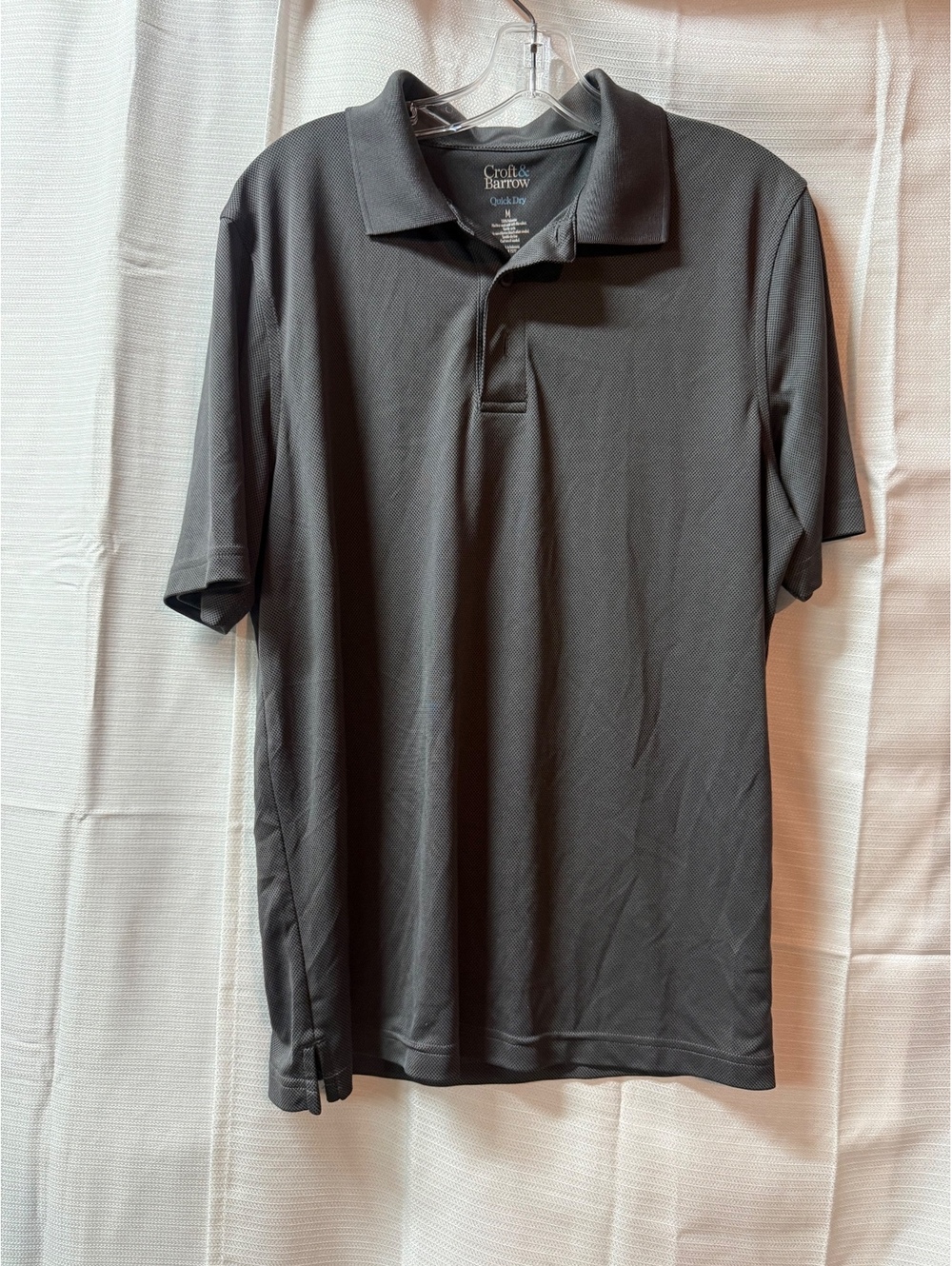 Croft & Barrow Men's Quick Dry Polo Shirt Medium